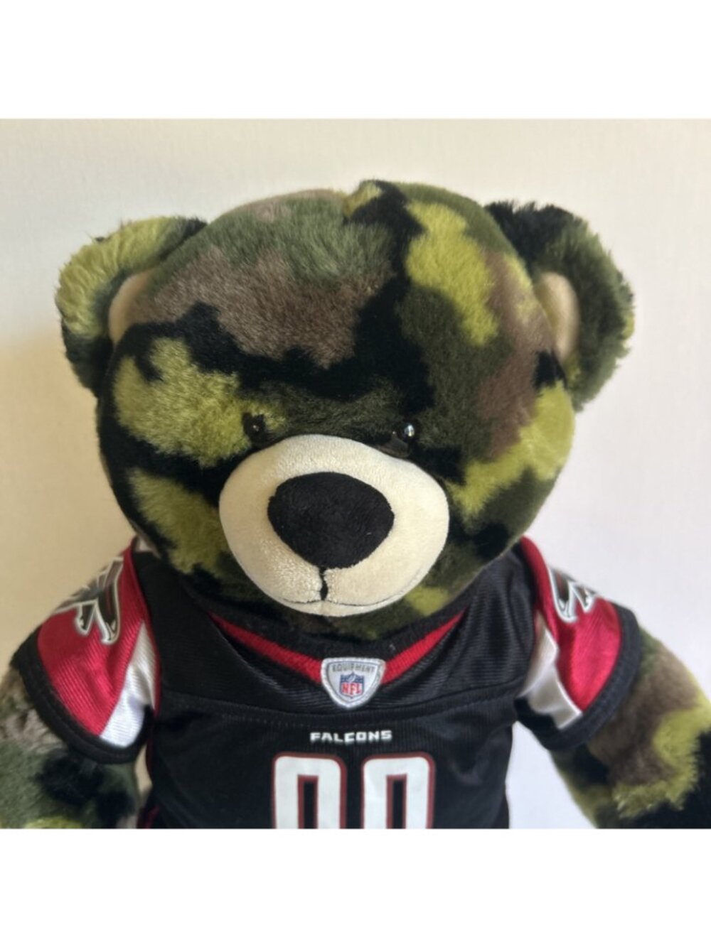 Build a Bear Camo Bear Atlanta Falcons Football Jersey Pants Cleats BAB - Picture 2 of 13